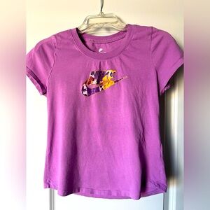 Girls Purple Nike T-Shirt